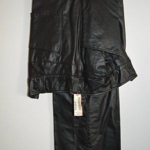Vintage .Leather Motorcycle pants made in the USA